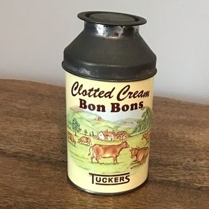 Vintage Tuckers Clotted Cream Milk Churn Tin